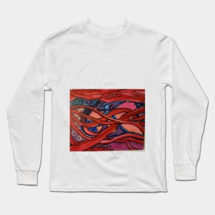 Heart Valve Tentacles Long Sleeve T-Shirt